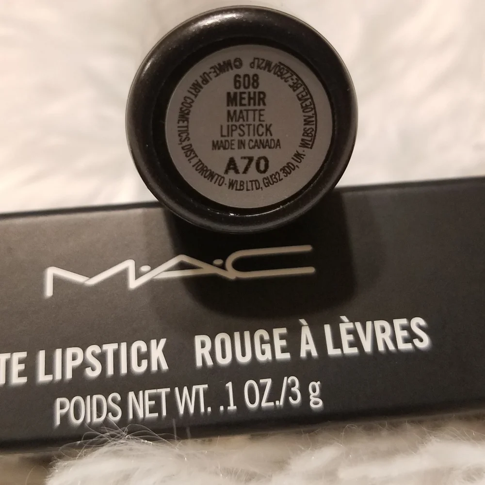 🆕 MAC MATTE LIPSTICK MEHR💄(MID-TONE MAUVE)